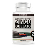 Zinco Quelato 60 Cápsulas 1000mg Retarda O Envelhecimento