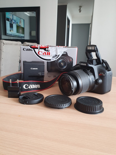 Camara Canon T100 + Lente + Caja
