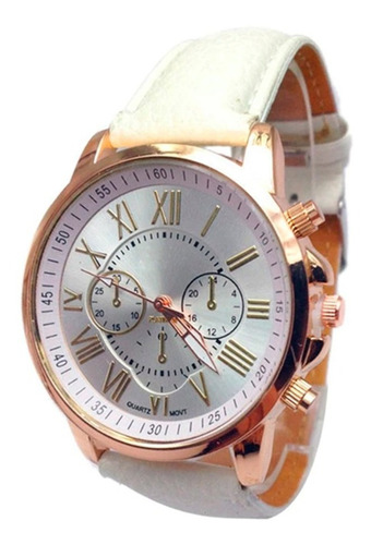 Reloj Para Mujer De Cuero Numeros Romanos Oferta !!!