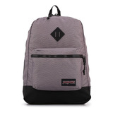 Mochila Jansport Super Fx Optical Zigzag En Gris Y Negro | D