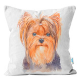 Almofada Decorativa 40x40 Pet Love Yorkshire Terrier 