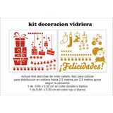 Vinilos Vidrieras Navidad Navideños Colgante Regalos Fiestas