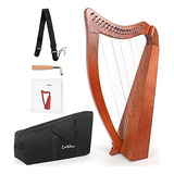 Harp, Lotkey - Arpa De Lira De 19 Cuerdas Para Adultos Princ