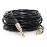Cable Bafle Envainado Plug A Plug 15 Mts 2x1mm Profesional