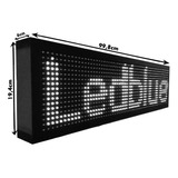 Painel Display Letreiro Led Luminoso 100 X20 Cm  Usb  Painel Luminoso Led