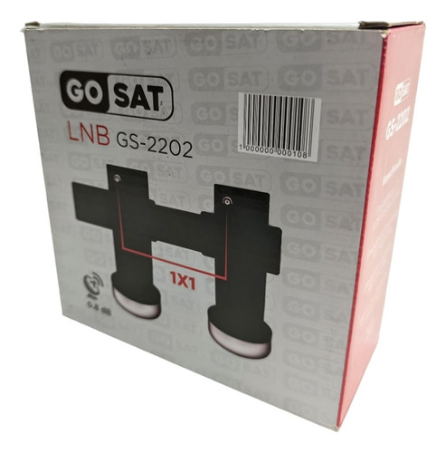 Kit Lnb Carona 1x1 Banda Ku  Gs2202 Espaçamento 8cm P-55