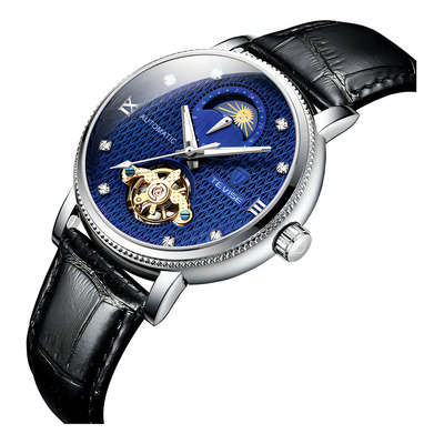 Reloj Tevise T612, Tourbillon Luminoso De Fase Lunar | Meses sin interés