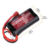 Hoovo 7.4v 60c 5000mah 2s Lipo Batería Con Tracxas Plug Caso