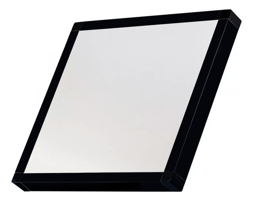 Painel Plafon Led 40x40 4000k 30w Quadrada Sobrepor Preto