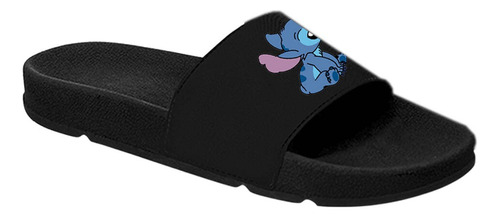 Chinelo Slide Adulto Estampado Personalizado Lilo Stitch