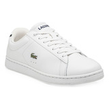 Lacoste Zapatillas De Hombre Carnaby Cuero Blanca