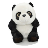 Lindo Oso Panda Gigante Grande Sentado Peluche Animal De Pel