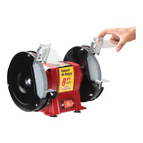 Esmeril De Banco 8 400 W / 3 450 Rpm Mikels Color Rojo