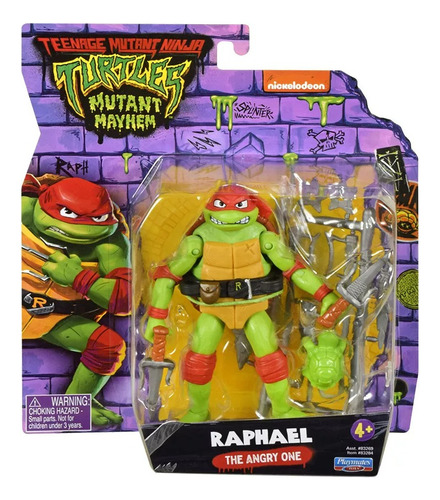 Tortugas Ninja Figura Articulada C/acc Raphael 83269r