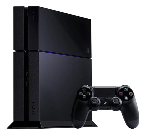 Sony Playstation 4 500gb Ps4 C/ 1 Jogo- Garantia E Nota Fiscal (recondicionado C/ Limpeza E Pasta Térmica 12.8w/mk)