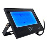 Refletor Holofote 100w Luz Azul A Prova D' Agua Ip66