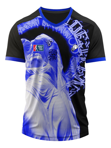 Remera Padel Talle Especial Sublimada Poliester Tenis Gym