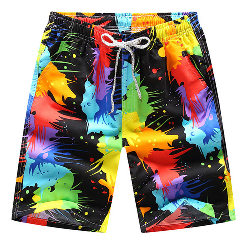 Pantalones Cortos De Playa Para Hombre, De Color Duradero, D
