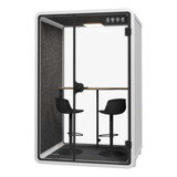 Cabine Acústica Média Deep Gray Qroom Strg2s