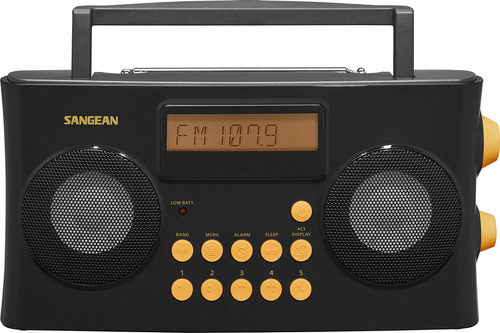 Sangean Radio Portátil Pr-d17 Am/fm-rds Especialmente Dise. Color Negro