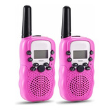 Walkie Talkie Set 2 Radio For Niños Con Alcance 8km