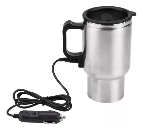 Termo Electrico Para Auto 12v Vaso 480 Ml Acero Inoxidable