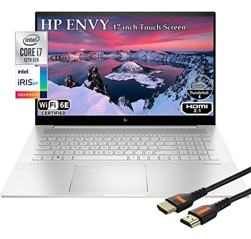Laptop Hp Envy  17 Inch Touch Screen, Windows 11, Intel I7-1