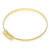 Pulseira Argola Bracelete 9g 4mm C 10 Argolinhas Ouro 10k