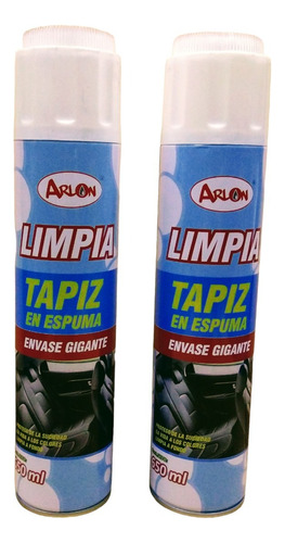 2 Limpia Tapiz De 650 Ml Para Autos Muebles Alfombras Tapiz.