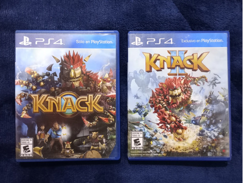 Juegos Físicos Knack Y Knack 2 Originales Ps4 