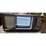 Mini Tv Portátil Antiga 