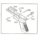 Peças G27  Reposição Glock Army Armament R17 