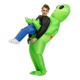 Traje Disfraz Inflable Alien Mujer Hombre Halloween Navideño