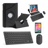 Capa Teclado Mouse Película Para Galaxy Tab A7 Lite T200 225