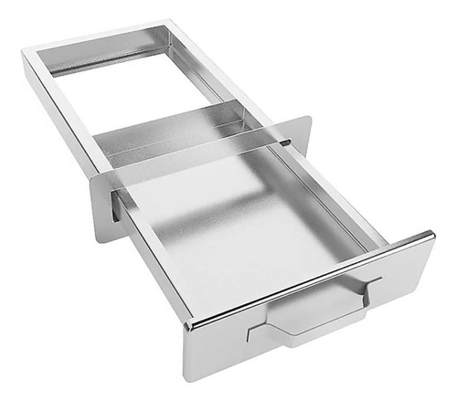 Gaveta Cinzeiro 100% Inox Tampa Para Churrasqueira Alvenaria