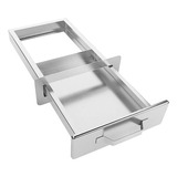 Gaveta Cinzeiro 100% Inox Tampa Para Churrasqueira Alvenaria