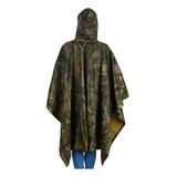 Chubasquero Impermeable Con Capucha, Camuflaje Multifunciona