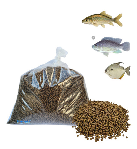 Comida Fina Peixe Crescimento/engorda, Carpas,tilápia  500g 