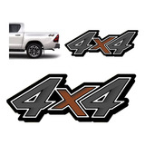 Adesivos 4x4 Hilux Toyota 2021 2022 2024 Emblema Lateral 