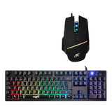 Combo Gamer Led Rgb Teclado Y Mouse Original Nisuta Calidad