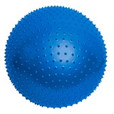 Bola Suiça Pilates Yoga Gym Ball 65cm Tipo Massagem Acte Cor Azul