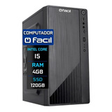 Computador Fácil Intel Core I5 4gb Ddr3 Ssd 120gb