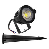 Luminária Espeto Led Jardim 7w Ip65 Quente, Frio Ou Verde 