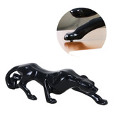 Pantera Negra Escultura Estatua Decoração Casa Leopardo