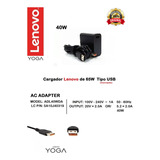  Cargador Lenovo Ideapad Miix 700-12isk  20v=2.0a  40w Nuevo