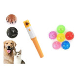 Lixador De Unhas Pet Automatico Lixa Cachorro Gato+ Bola Led