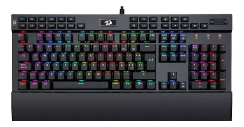 Teclado Mecanico Gamer Redragon Yama K550 Rgb 12 Macros Usb