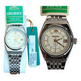 Reloj Orient Dama Automático 21 Rubies Calendario Cristal