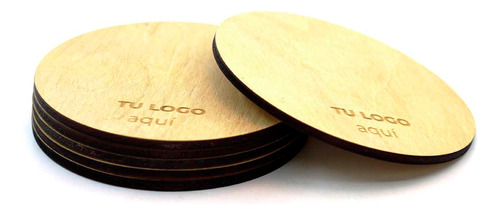 Posavasos Personalizados Madera De Guatambú - Muestra 