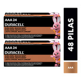 Pack 48 Pilas Alcalinas Duracell Aaa